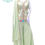 Thumbnail: Light Green Silk Palazzo Set (M)