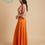 Thumbnail: Orange Crop Top Palazzo (M)