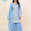 Thumbnail: Light Blue Thread Work Sharara (R)