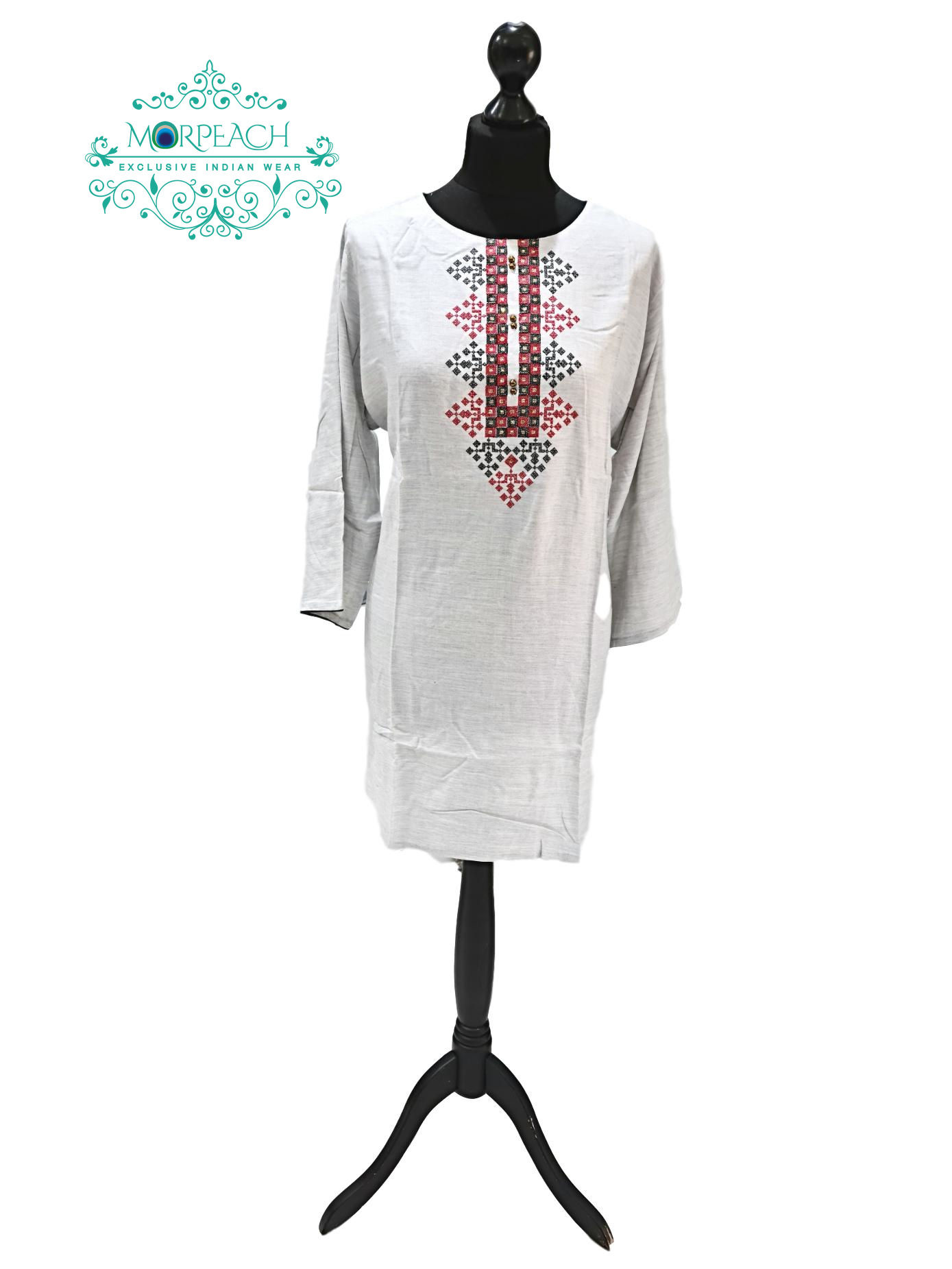 Grey Short Kurti (5XL)