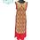 Thumbnail: Red Multiprint Rayon Kurti (2XL)