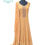 Thumbnail: Peach Thread Work A-Line Dress (XL)