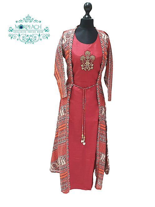 Attached Jacket Style Kurti (3XL)