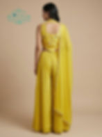 Thumbnail: Yellow Crop Top Palazzo (M)