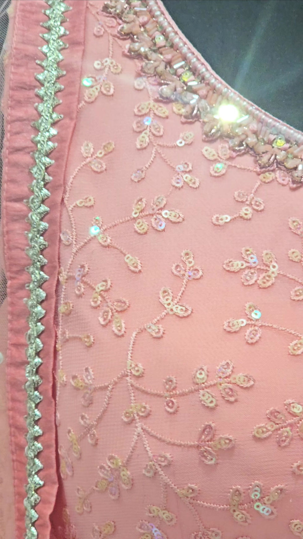 Thumbnail: Peach Sequin Dress (R)