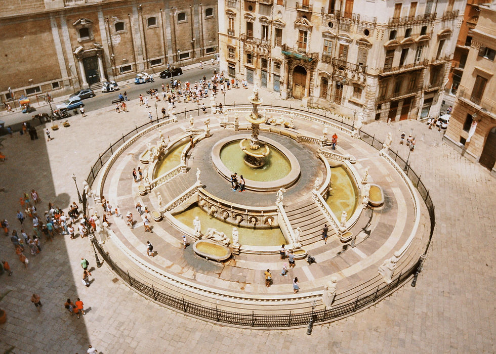 Палермо Сицилия фонтан претториа