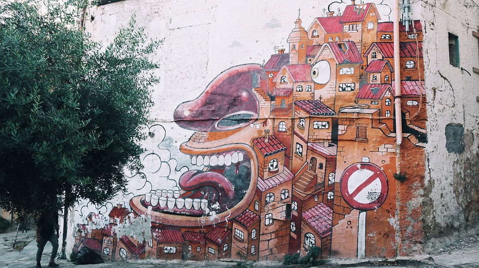 Палермо Сицилия мурал