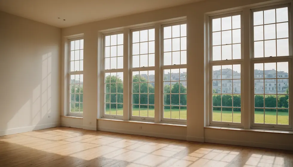 Window in natural light