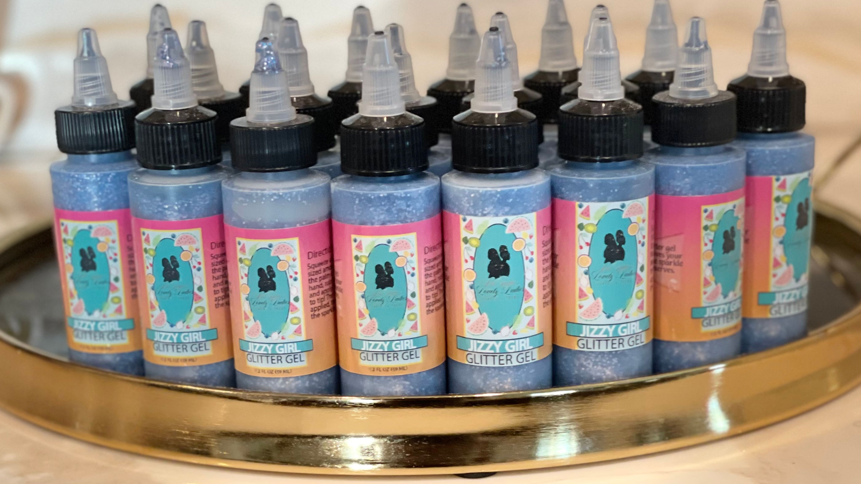 Berry Blue Glitter Gel 