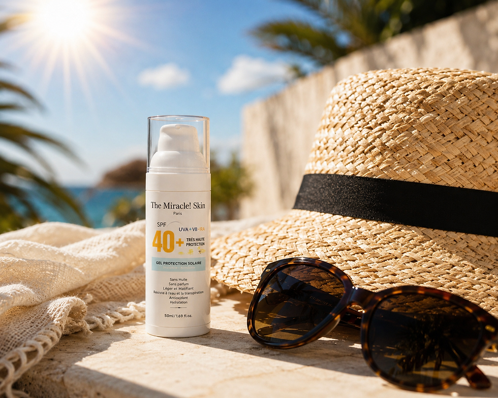 Gel solaire SPF 40 The Miracle Skin pour peau noire et métissée