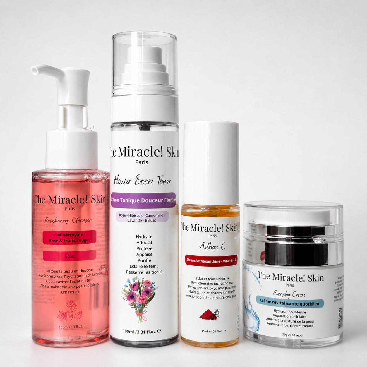 routine visage quotidienne The Miracle skin