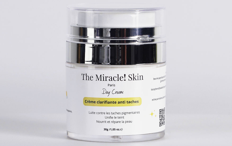 Crème anti-taches pour hyperpigmentation peau noire