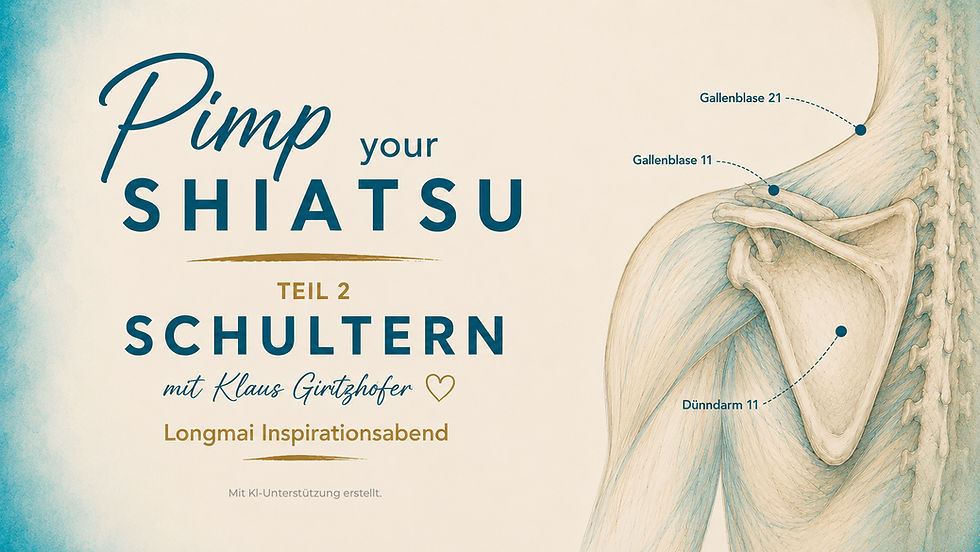 Pimp your Shiatsu - Schultern in Wien mit Klaus Giritzhofer