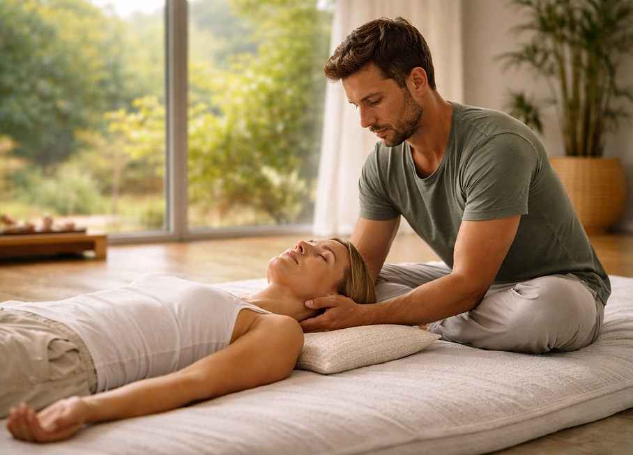 Shiatsu Vertiefungen