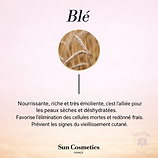 Ingrédient naturel à base de blé, utilisé dans les soins Sun Cosmetic pour nourrir la peau.