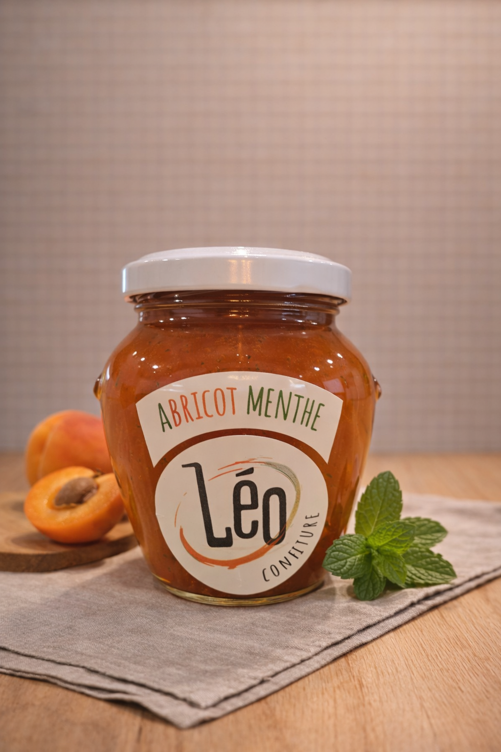 Confiture d'Abricot à la menthe