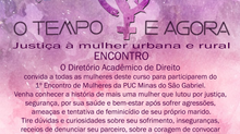 1º Encontro das Mulheres na PUC Minas do São Gabriel será realizado dia 08 de Março
