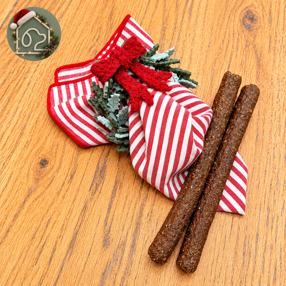 2 Large, Gourmet Sausages in 3 festive flavours!
