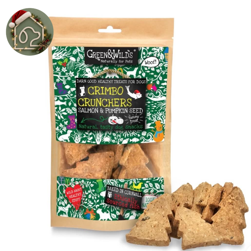 Green & Wild's Crimbo Crunchers with Salmon and Pumpkin.