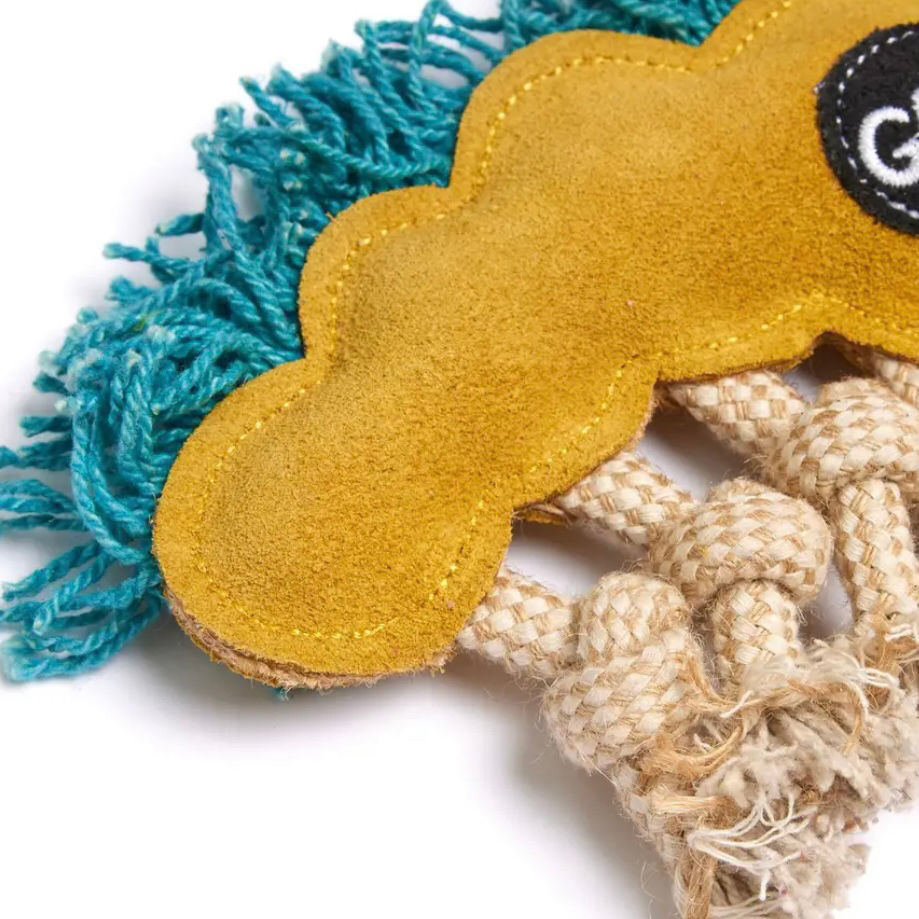 Thumbnail: Green & Wild's Clara the Caterpillar, Eco Dog Toy.