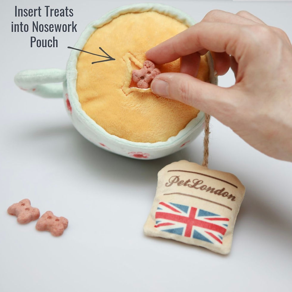 Thumbnail: English Teacup Nosework Dog Toy