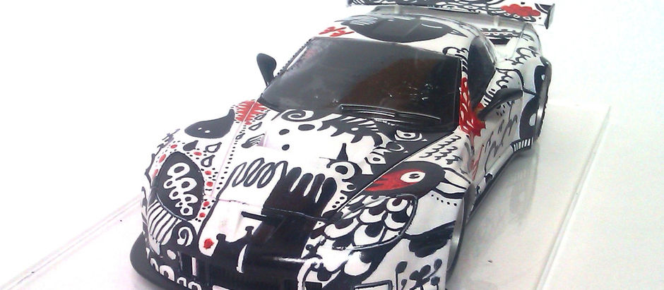 COLLEZIONE: NSR Corvette C6R "Art Car". Yeah, brother.