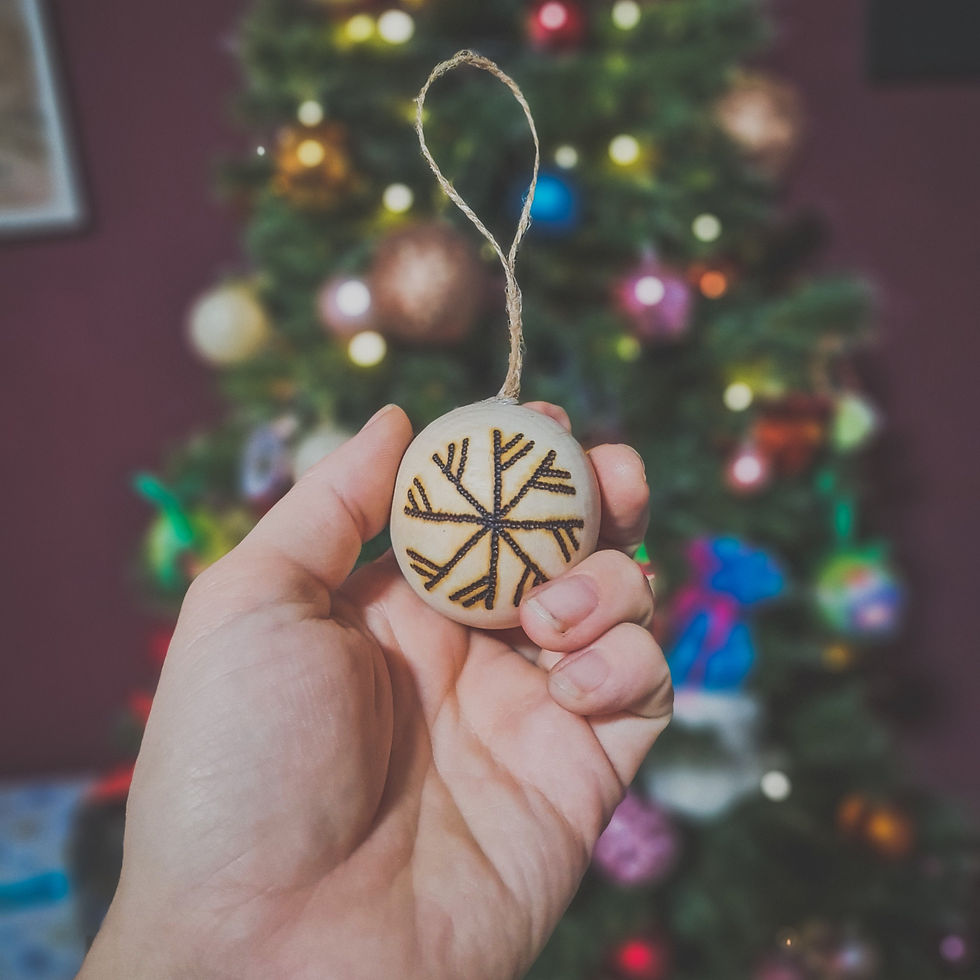 Miniaturbild: Holzkugeln Viking Yule