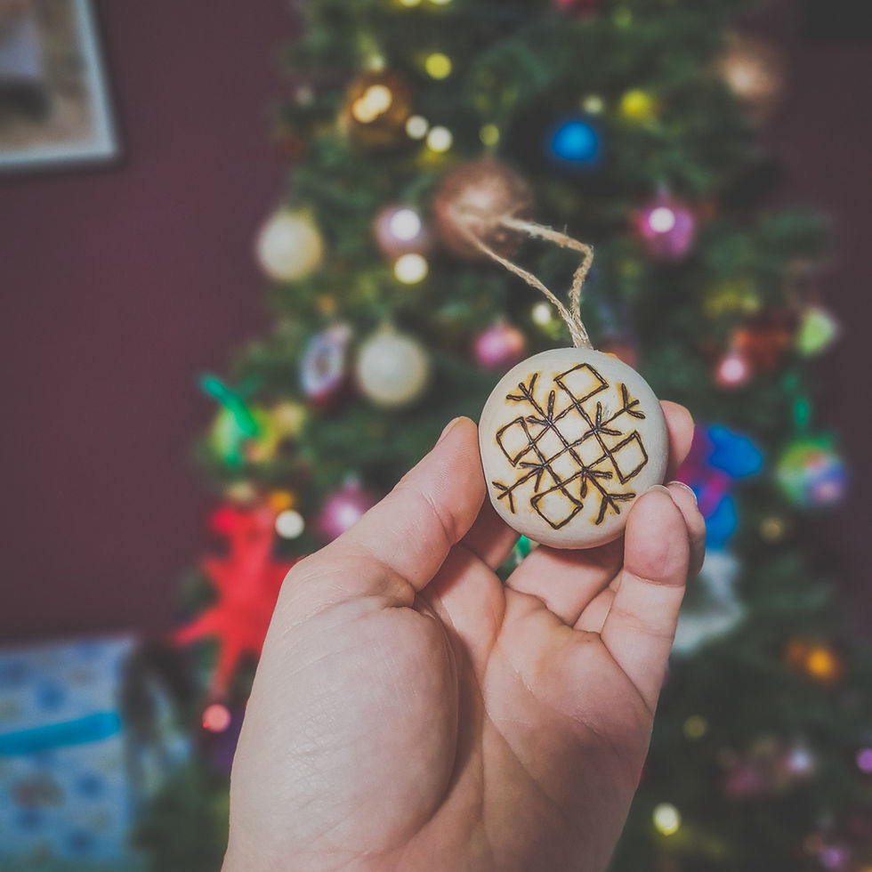 Miniaturbild: Holzkugeln Viking Yule