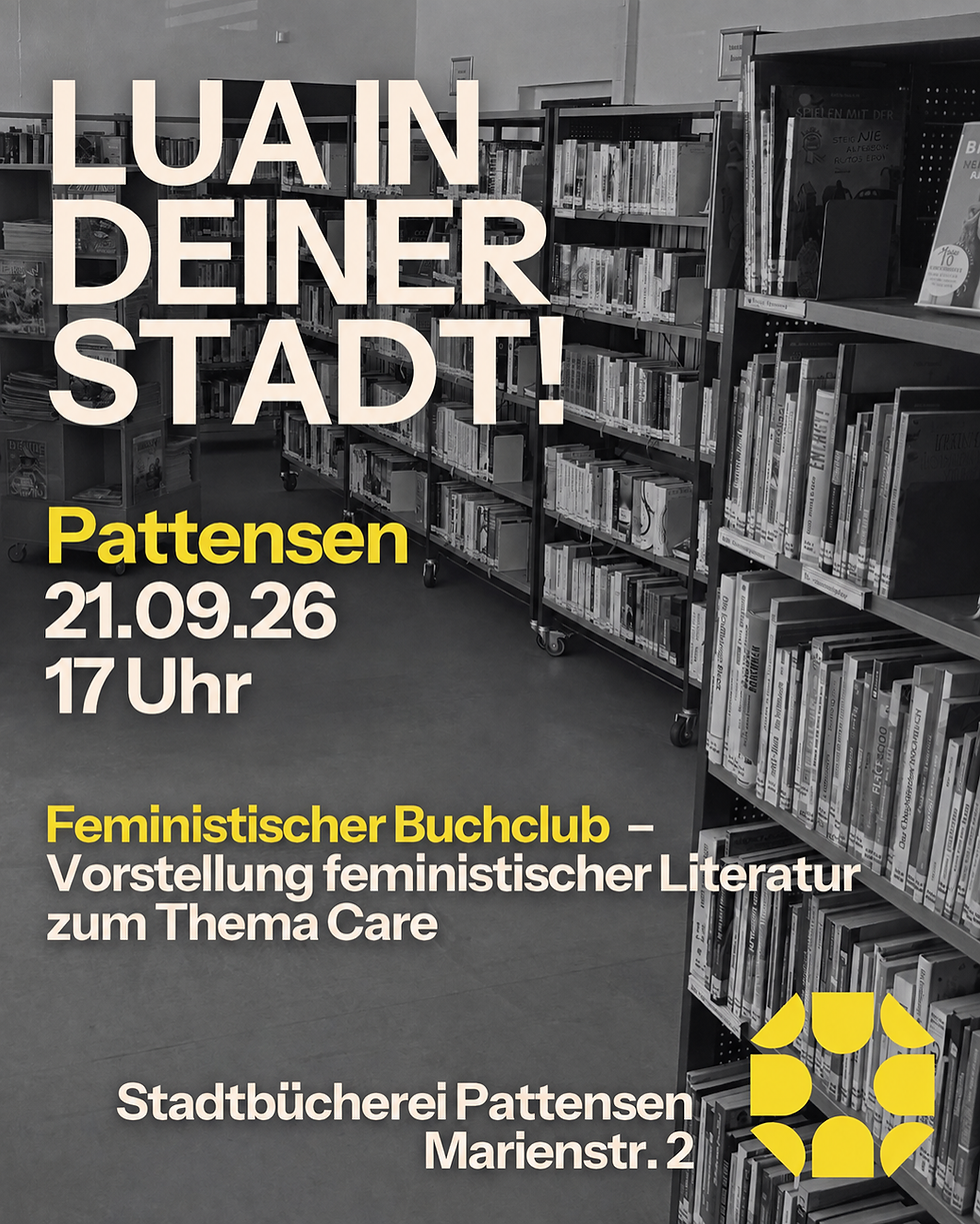 Feministischen Buchclub mit der LUA