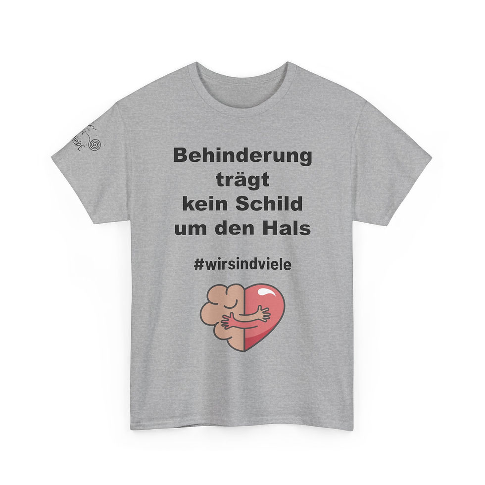 Miniaturbild: #wirsindviele Behinderung-T-Shirt (Unisex Heavy Cotton)