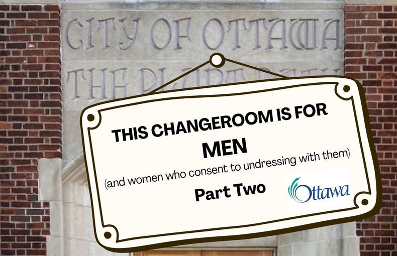 THIS CHANGEROOM IS FOR MEN (and women who consent to undressing with them) — Part Two