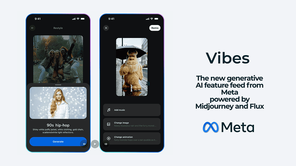 how to use the new meta vibes ai video on instagram and facebook