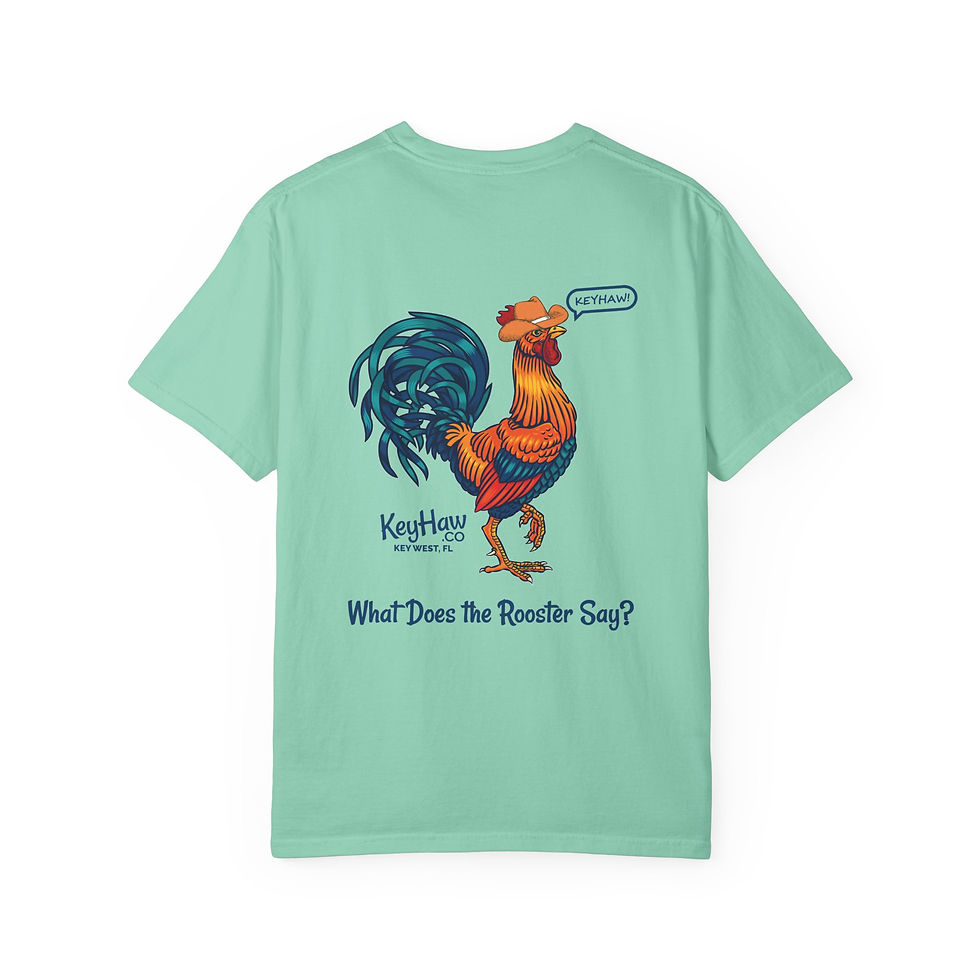 Thumbnail: Fun Rooster Graphic T-Shirt, Casual Wear 