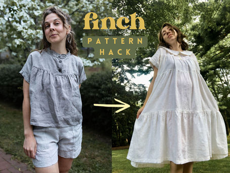 How to sew a tiered dress using the FINCH pattern!