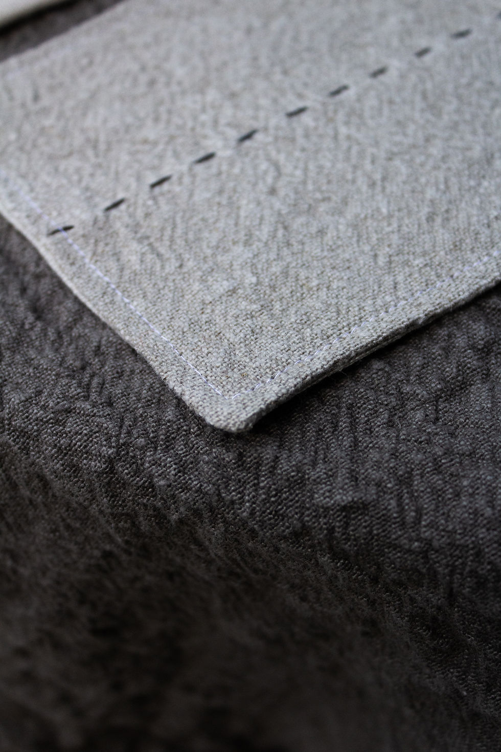 Thumbnail: Reusable Napkins - natural, softened linen (undyed)