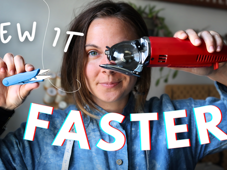 How to Sew Faster: Sewing TIPS and TOOLS for better sewing projects!