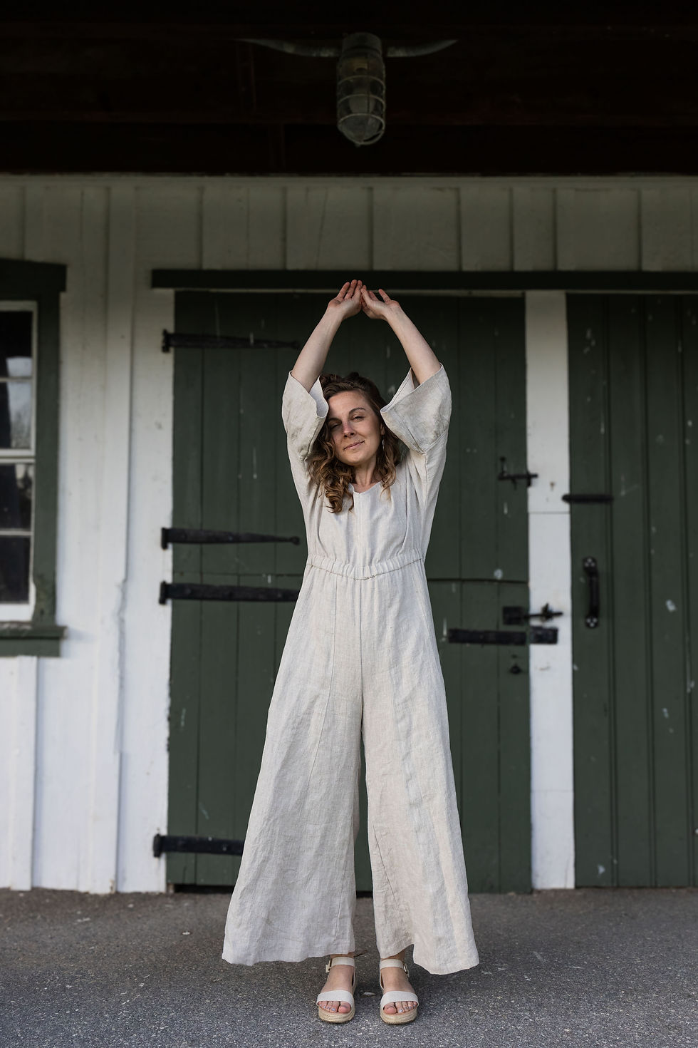 Thumbnail: SANCTUARY - Flowy linen jumpsuit
