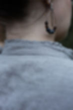 Thumbnail: FINCH - Short sleeve linen quarter-button blouse