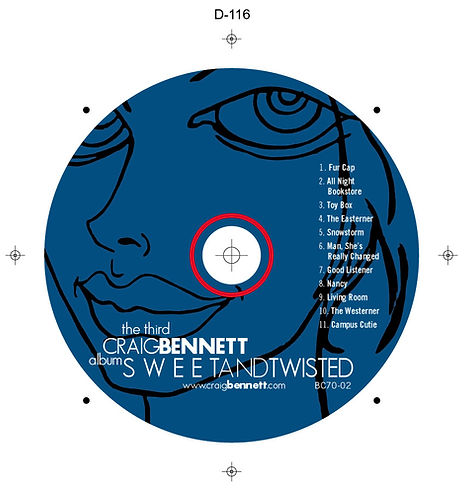 Craig Bennett Sweet and Twisted Disc Art