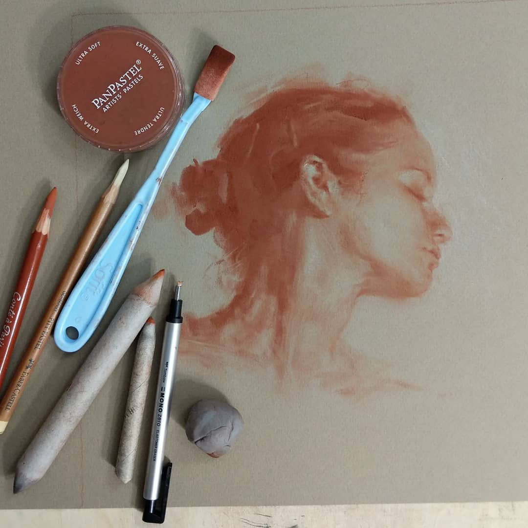 Portraits in PanPastel by Corey Pitkin