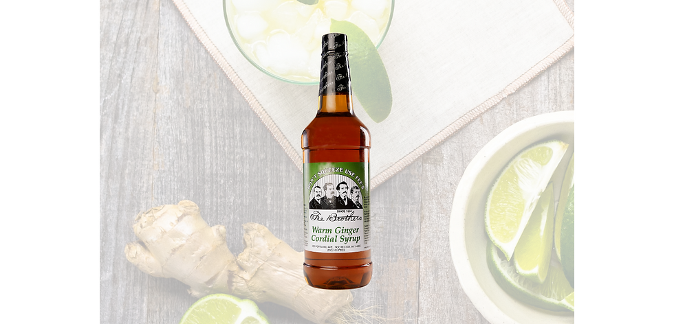 WARM GINGER CORDIAL SYRUP