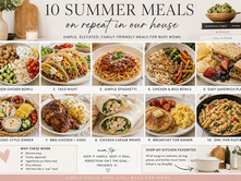 10 Summer Meals on Repeat in Our House