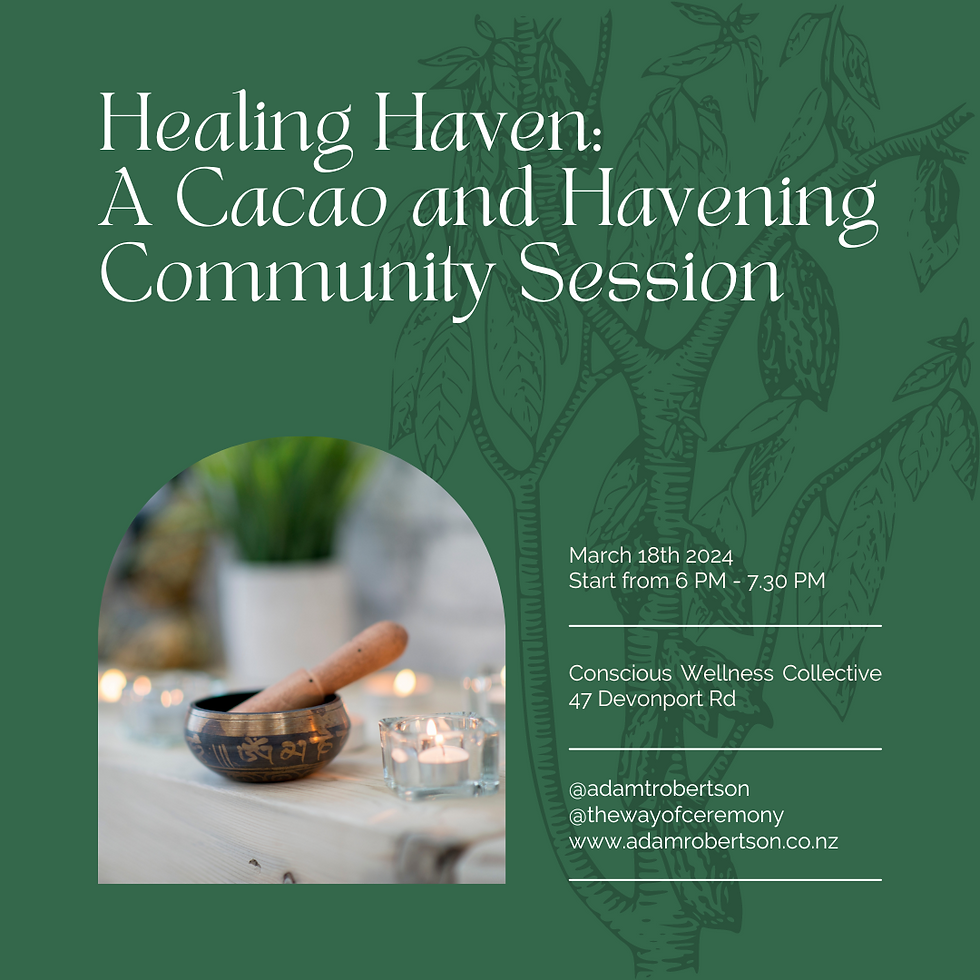 Healing Haven: A Cacao and Havening Community Session