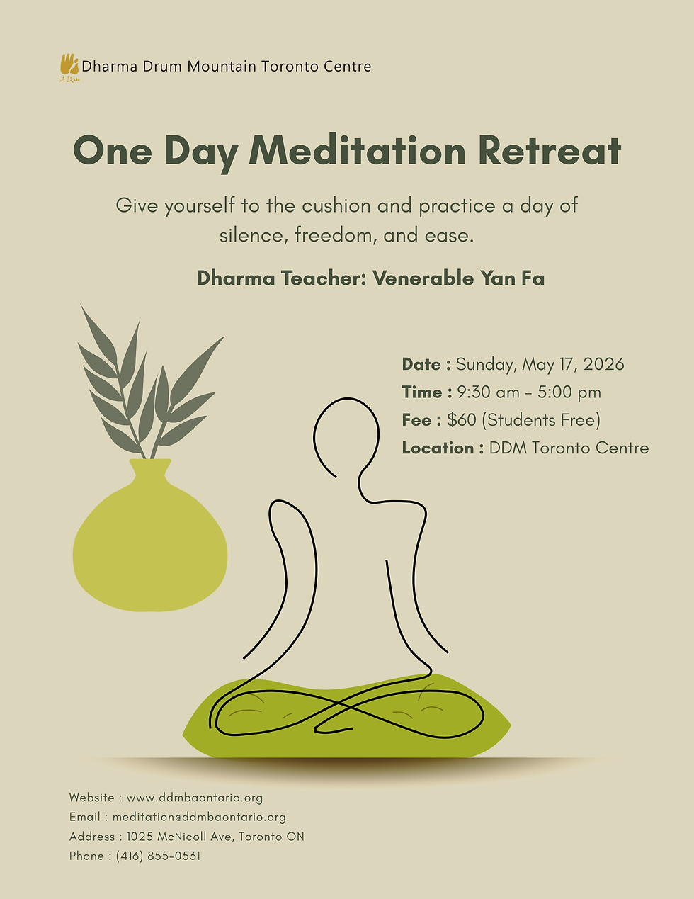One Day Meditation Retreat