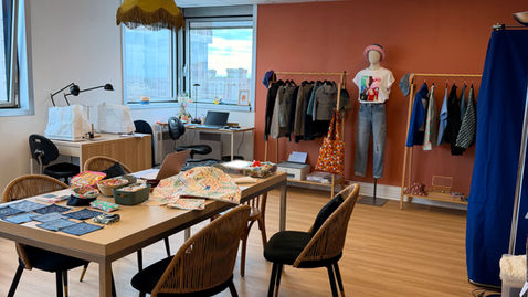 OUVERTURE DE L’ATELIER D’UPCYCLING !          Ensemble vers l’innovation textile 
