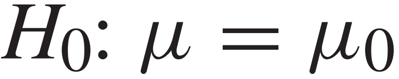t-test null hypothesis testing