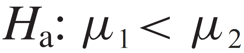 The alternative hypothesis (Ha) is the alternative to the null hypothesis. This hypothesis assumes that there is a difference between groups (left-tailed test)