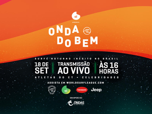 Projeto Ondas será beneficiado pelo torneio “Onda do Bem” da WSL