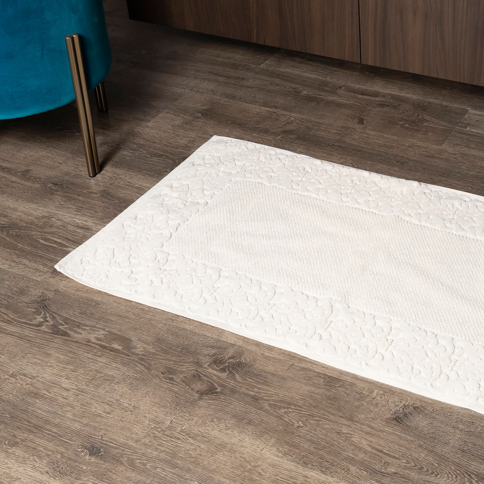 Tappeto bagno Barocco - Panna