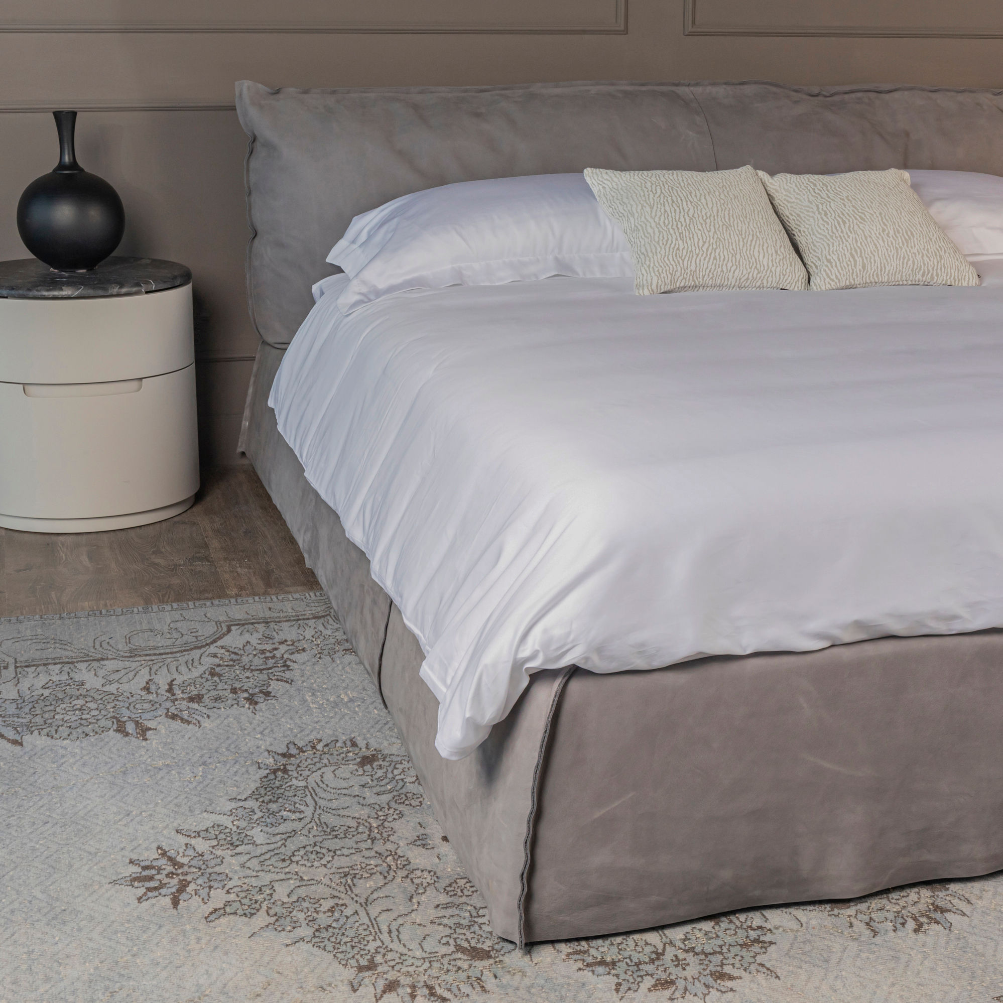 Parure Copripiumino Luxury 300 fili - Bianco ottico